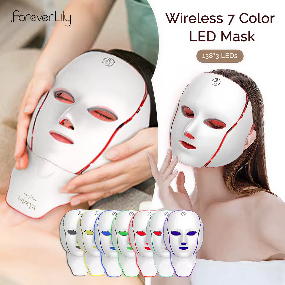 MIREYA™ LED Photon Therapy Face & Neck Massager