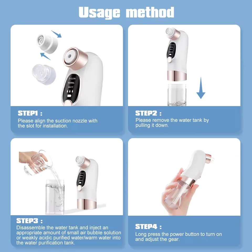 MIREYA™ HydroPore Vacuum Facial Cleaner