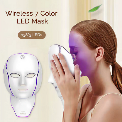 MIREYA™ LED Photon Therapy Face & Neck Massager