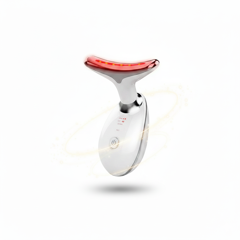 7 Colors LED Neck & Face Lifting Device – Skin Tightening & Wrinkle Remover Massager
