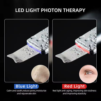 6 in 1 EMS Ultrasonic Skin Scrubber & LED Facial Massager
