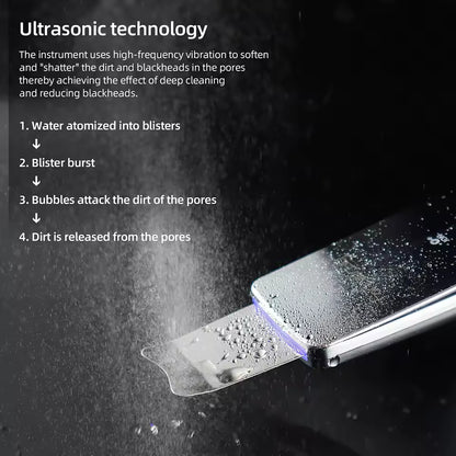 6 in 1 EMS Ultrasonic Skin Scrubber & LED Facial Massager