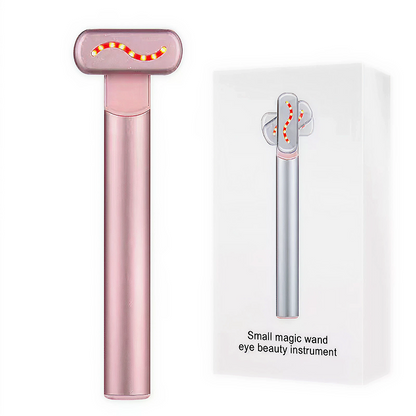 EMS Microcurrent Face & Neck Lifting Massager with Red Light Therapy – Skin Tightening & Anti-Wrinkle Beauty Wand